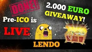LENDO | PRE-ICO IS SOLD OUT !!! JOIN NOW for a chance to WIN 2.000 EURO!!