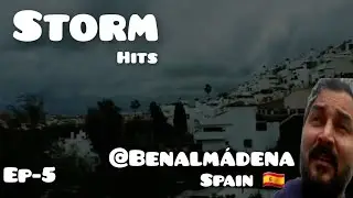 Weather Got Worse, Storm Hits Malaga ⛈ Pure Raste Rain or Us Par Non Stop Stopping Dimag Ka 🤯