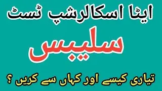 Etea scholarship 7th Test syllabus| syllabus of scholarship Test etea kpk