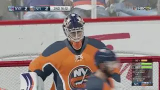 NHL 18: NY Rangers vs NY Islanders - True Broadcast Cam - FULL GAME