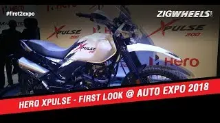Affordable Adventure Tourer? Hero XPulse @ Auto Expo 2018  | ZigWheels.com
