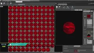 Diablo like animated HUD widget in Unreal Engine