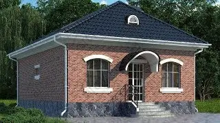 Проекты фото домов из кирпича одноэтажные
