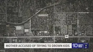Valrico mother accused of trying to drown her 3 children at a community pool
