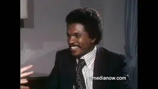 WCCO-TV Bill Carlson interviews Billy Dee Williams, 197?