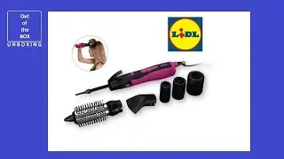 SilverCrest Hot Air Brush with Rollers 1000W UNBOXING (Lidl Personal Care)
