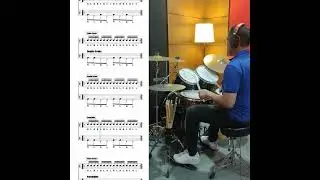 Rudiment Warm Up Coordination  ♩= 140 BPM #shorts