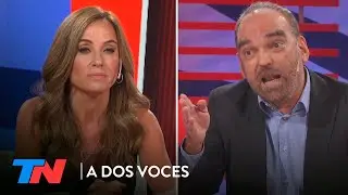Tenso debate en A DOS VOCES entre Victoria Tolosa Paz y Fernando Iglesias