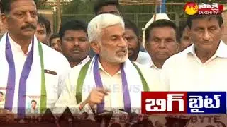 YSRCP MP Vijay Sai Reddy Fire on Chandrababu Dharma Diksha || Sakshi BIG BYTE