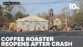 Coffee roaster in South Kingstown reopens after alleged drunk driver crashes into building