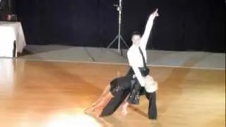 Stéphanie Godet et Gwénaël Lavigne cha cha cha au gala de l'ADSM 23 juin 2012