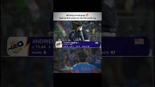 MD Siraj took his first wicket 🔥☠️ | IND vs USA T20 World Cup | #cricket