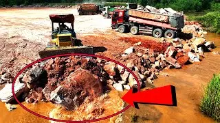 Entire  video! Nice Incredible Dozer Crew Could Create New City & Team Truck Could Spread Big Stone