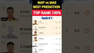 TEAM RANK 1 MAP vs MAS BEST TEAM PREDICTION #shorts #youtubeshorts #short #maovsmas