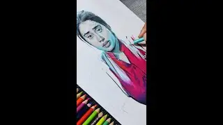 Drawing Janhvi Kapoor ❤️ #mili