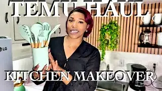 Kitchen Makeover pt. 4 | TEMU HAUL | Apartment Makeover On A Budget