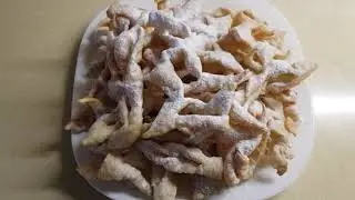 Постный хворост. Вкусный и быстрый.😊
