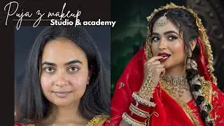 Beautiful Punjabi bridal look makeup tutorial #makeup #viral #art 