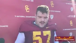 USC offensive lineman Justin Dedich talks about the importance of the rivalry with UCLA