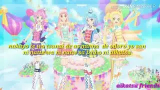 Aikatsu friends lets aikatsu together full lyrics honey cat pure pallete #aikatsufriends