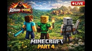 Village Found LIVE! 🏘️🔥 Minecraft Part 4 | Survival Adventure w/ Friends