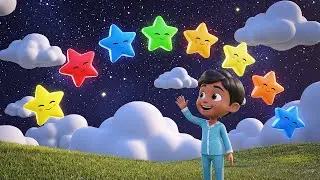 Nine Little Toy Stars Shine Shine Shine | Nursery Rhymes for Kids & Baby Songs