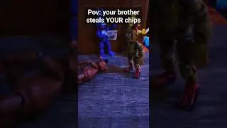 pov: your  brother steals YOUR chips #comedy #funny #fnaf #family #daddyafton #springtrap #death