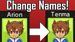 Как изменить имена персонажей, предметов и приёмов в Inazuma Eleven GO: Galaxy Supernova/Big Bang