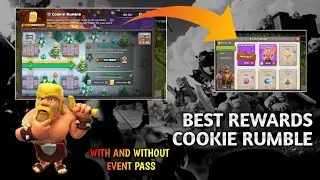 Clash of clans Best Use Cookie Medals || Best Rewards in Cookie Rumble with and without Event pass 😱