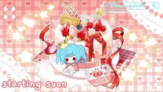 YCH Birthday Cake for you&hearts; Loading Screen / Starting / Ending / BRB / Intro / Outro illustration