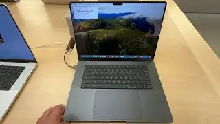 Macbook Pro 16 inch M3 Max model (black color) quick look #macbookm3 #macbookpro16 #m3 #m3max