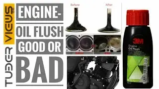 HOW TO PROPERLY USE 3M   ENGINE FLUSH OIL FOR ALL BIKES 🏍️@TUBERVIEWS ✅ Tamil
