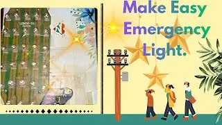 🌟Make easy and simple Emergency Light at home Made #shorts#light #fyp