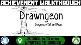 Drawngeon: Dungeons of Ink and Paper #Xbox Achievement Walkthrough - Updated to 3000GS
