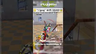 NO RELOAD..ONLY SPRAY! 🥵😨 1v3 DELETE!