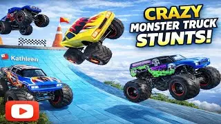 Monster Truck Stunt Car Game 🚙🔥 | Extreme Jumps & Crazy Ramps Gameplay| MJS Plays 