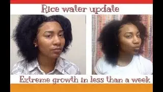 HOW TO GROW YOUR HAIR IN LESS THAN A WEEK | RICE WATER ROUTINE | (Lashes & Eyebrows Included)