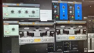 modular synth through QPAS + UA plug-ins