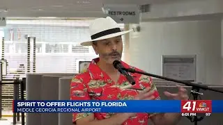 Spirit Airlines coming to Middle Georgia Regional Airport this October, providing nonstop passenger