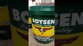 Boysen Flat Latex White B-701,25 Tin #engineering #construction #architecture #interiordesign #arkon