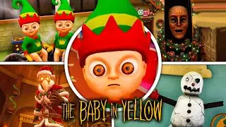 The Baby in Yellow Crown Childcare 🎄 Christmas UPDATE - Full GAME Walkthrough & Ending (Showcase)