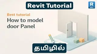 Best Tutorial How to model Door Panel in Revit | Open & close Door Panel