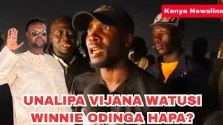 RESPECT WINNIE ODINGA! HAKUNA MAHALI UNAENDA! Oketch Salah sees what he has never seen on camera