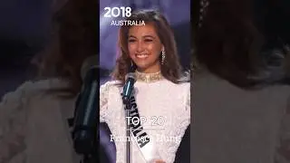 [AUSTRALIA] Miss Universe 2010-2022 #missuniverse #shorts #australia #missuniverse2023