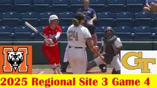Mercer vs Georgia Tech Softball Highlights, 2025 NCAA Regional Site 3 Game 4