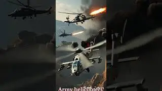 Indian Attack Helicopter 🔥 | Epic Dogfight Battle Scene 🎯💥 | Army Power in Action! 🇮🇳 #army #viral