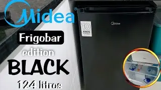 FRIGOBAR MIDEA PRETO 124 LITROS BLACK Vale a pena? &eacute; bom?