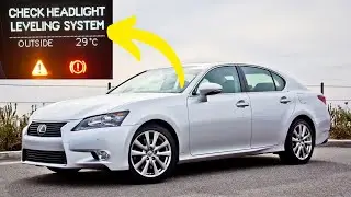 &ldquo;Check headlight leveling system&rdquo; warning in Lexus cars