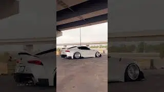 Bagged A91 Toyota Supra Bagriders Super Low suspension #Thtstz #supra #baggedsupra #colorado