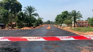 RDC/ ÉVOLUTION DES TRAVAUX DU PROJET 42km DES VOIRIES DANS LA VILLE DE KANANGA